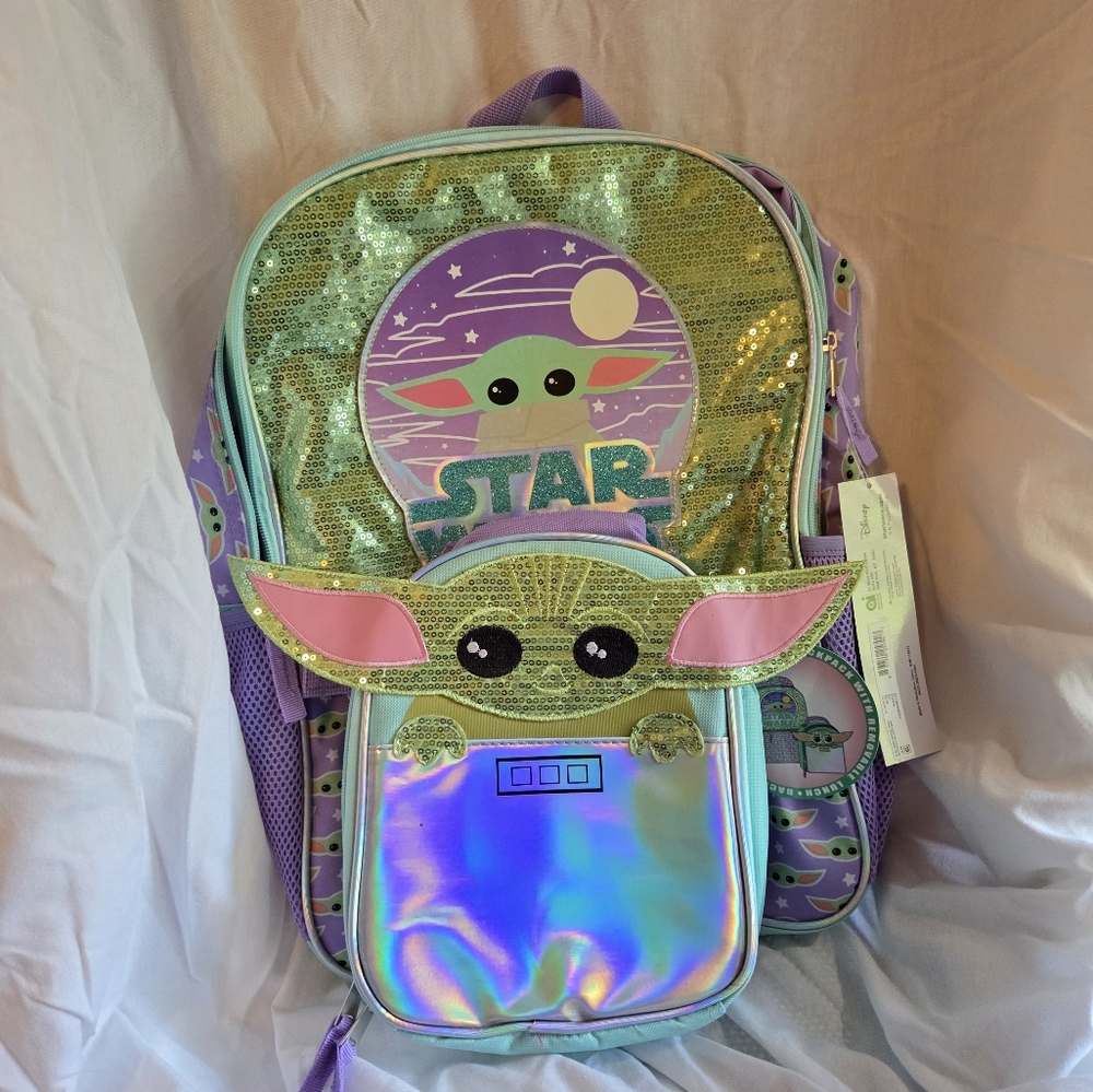 Star Wars Baby Grogu Backpack and Lunchbox